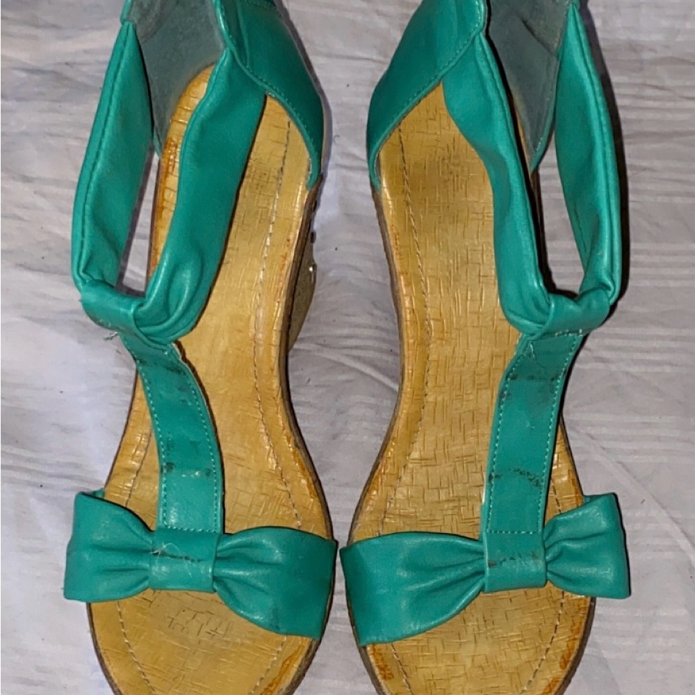 Elegant Teal Women's Sandals